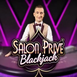 Official Live Casino logo: Blackjack Salon Privé by Ezugi at Planetwin 365