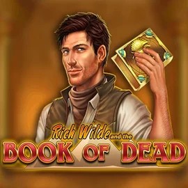 Book of Dead slot logo by Play'n GO at Planetwin 365