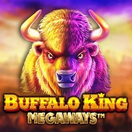 Buffalo King Megaways logo by Pragmatic Play Planetwin 365