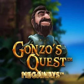 Gonzo's Quest Megaways logo by Red Tiger Gaming at Planetwin 365Gonzo's Quest Megaways