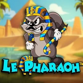 Le Pharaoh online game logo by Hacksaw Gaming on planetwincasino.it