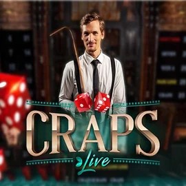 Live Craps slot visual from Evolution available on planetwincasino.it