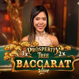 Prosperity Tree Baccarat casino game by Evolution – featured logo at Planetwin 365