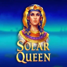 Solar Queen slot logo by Playson at Planetwin 365