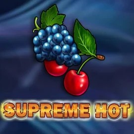 Supreme Hot slot logo by Amusnet Interactive at Planetwin 365