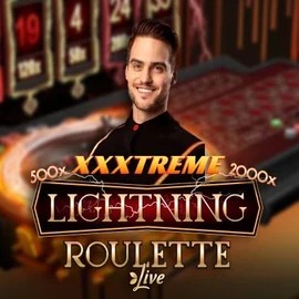 XXXtreme Lightning Roulette online game logo by Evolution on planetwincasino.it